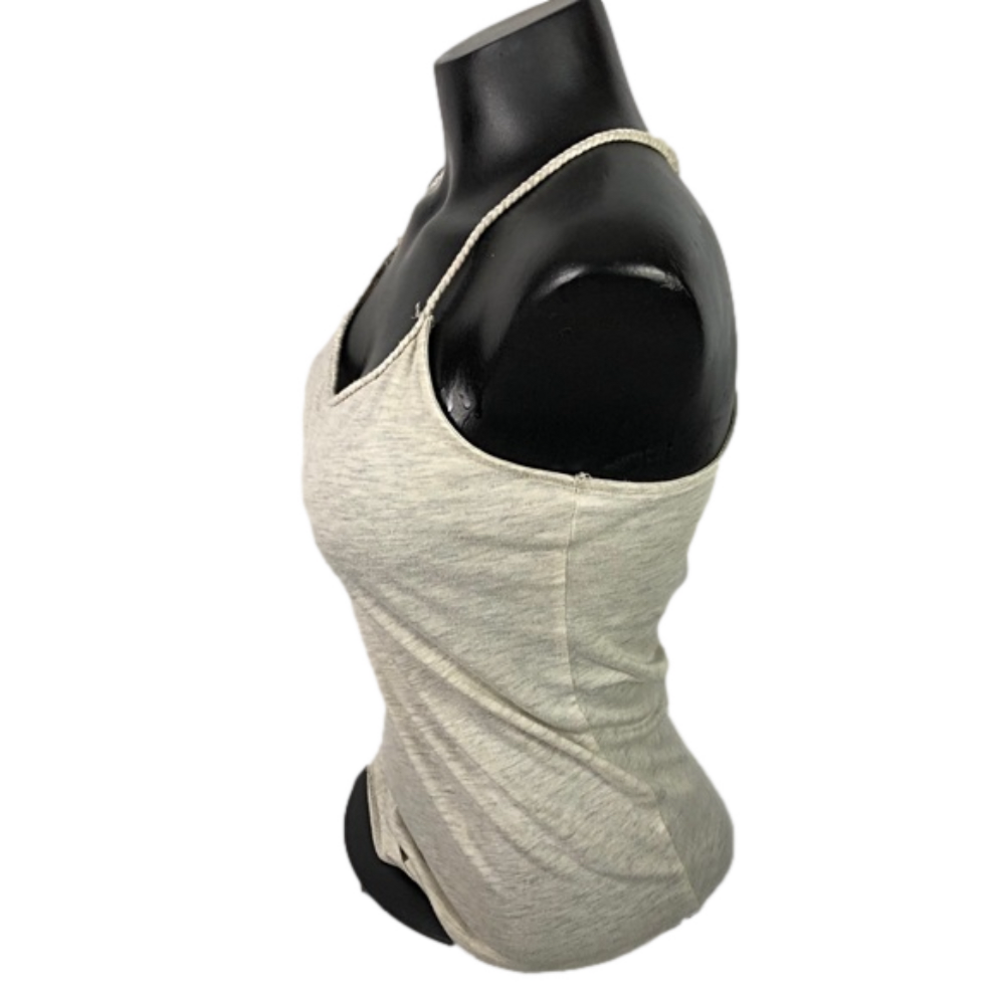GARAGE- Racerback Light Grey Tank Top - Picture 3 of 7
